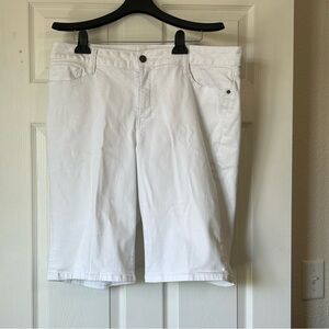 St. John’s Bay white Bermuda shorts